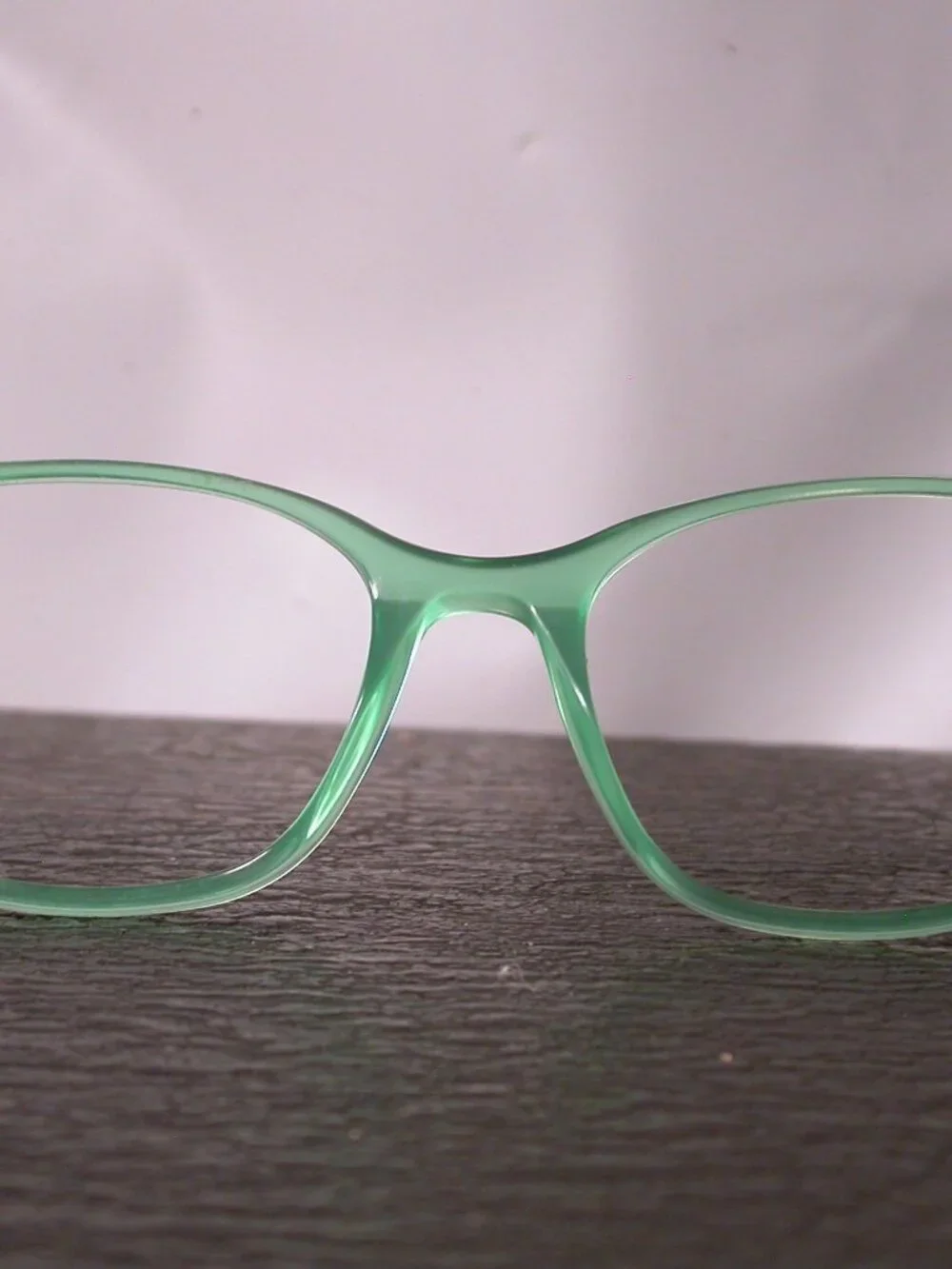 WOOW On Time Clear Green Red Designer Eyeglasses Frames Made in Italy